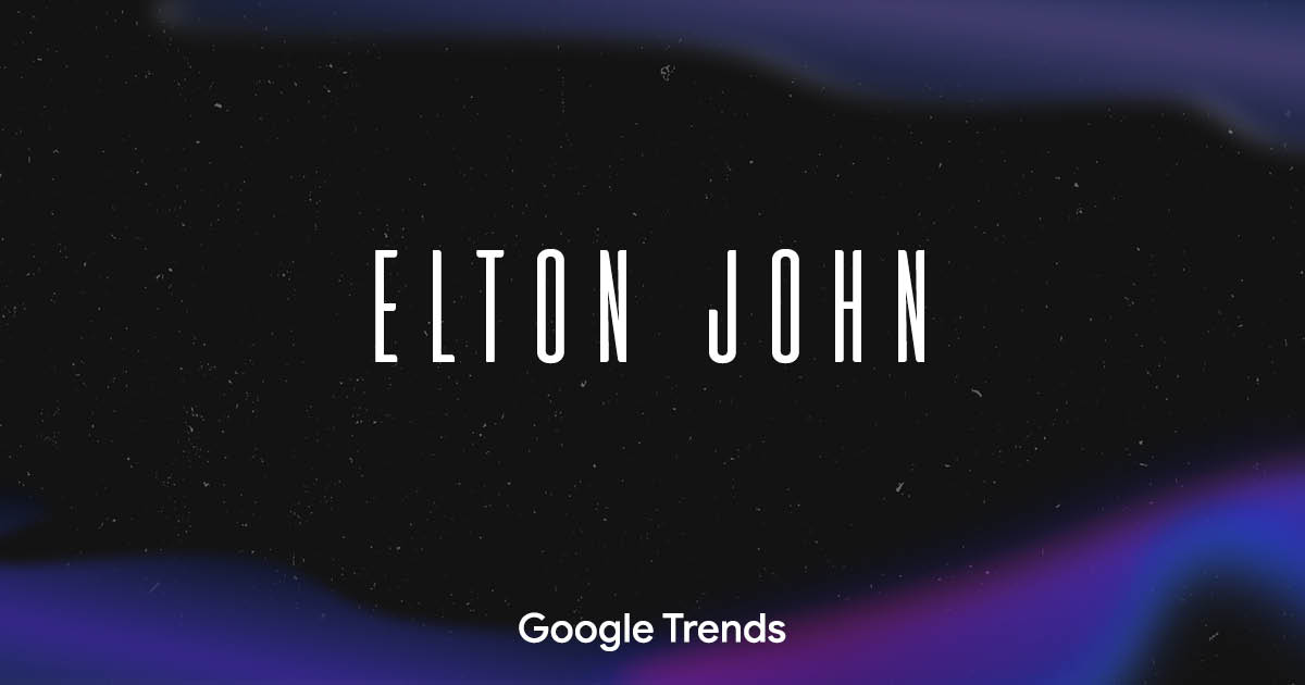 Elton John | Google Frightgeist